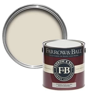 Farrow & Ball Estate Slipper satin No. 2004 Eggshell Metal & wood Paint 2.5L