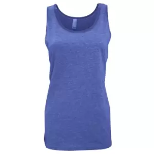 Canvas Adults Unisex Jersey Sleeveless Tank Top (XL) (True Royal Triblend)