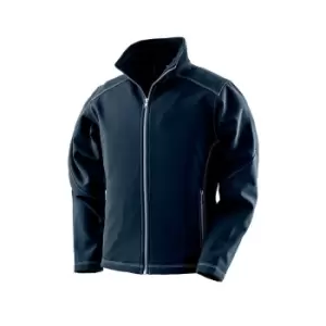 Result Work-Guard Womens/Ladies Treble Stitch Soft Shell Jacket (XXL) (Navy)