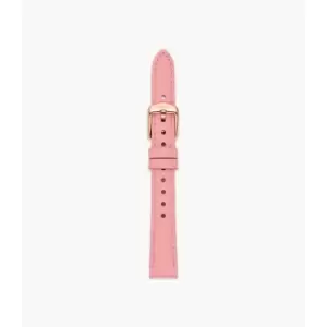 Fossil Womens 14Mm Leather Strap - Pink