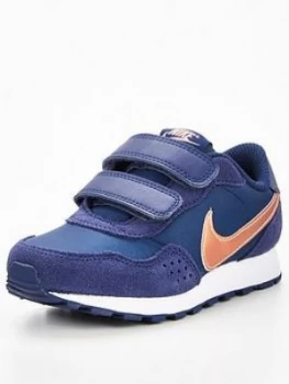 Nike MD Valiant Childrens Trainer - Navy Multi, Navy/Multi, Size 10