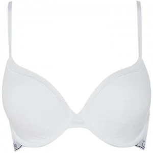 Calvin Klein Modern cotton t-shirt bra - White