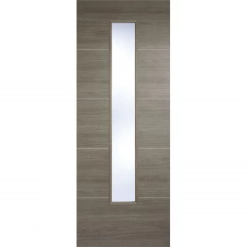 Santandor Internal Glazed Light Grey Laminate 1 Lite Door - 838 x 1981mm