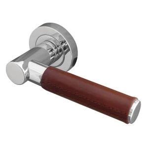 Jedo Paja Ascot Straight Door Handle on Round Rose