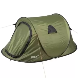 Gelert Pop Up 2 Man Tent - Green