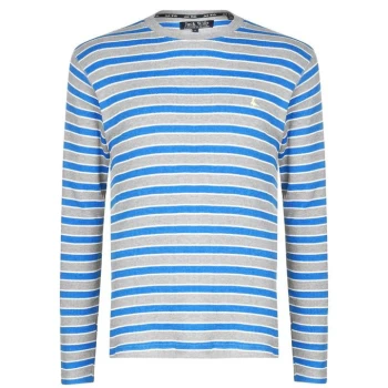 Jack Wills Stannington Waffle Long Sleeve T-Shirt - Grey Marl