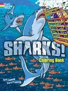 sharks coloring book