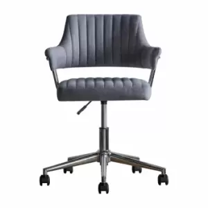 Crossland Grove Bermondsey Swivel Chair Charcoal