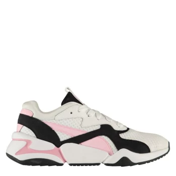 Puma Nova 90s Bloc Trainers - Wht/Pink/Blk