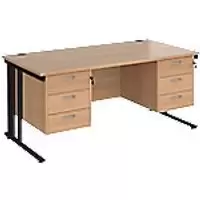 Dams International Desk MCM16P33KB 1,600 x 800 x 725 mm