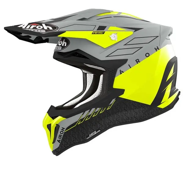 Airoh Strycker Skin Yellow Matt Offroad Helmet L