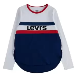 Levis Infant Long Sleeve T-Shirt - White