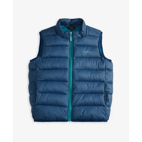 Barbour Boys Trawl Gilet - Blue 7 - 8 Years