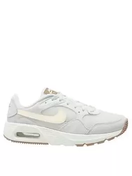 Nike Air Max SC - Beige/White, Beige/White, Size 5, Women