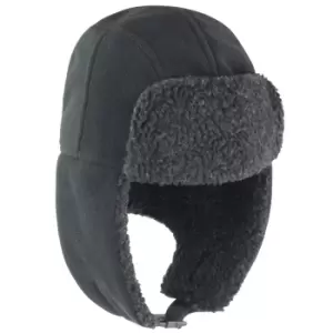 Result Mens Winter Thinsulate Sherpa Hat (L) (Black)