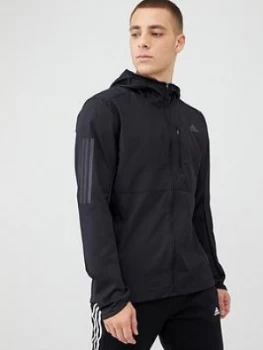 adidas Own The Run Running Jacket - Black, Size XL, Men