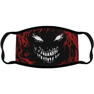 Disturbed - Scary Face Face Mask - Black