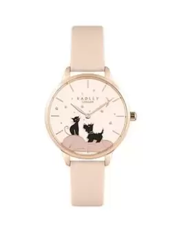 Radley Ladies Marsupial Strap With Dog And Cat Dial Watch