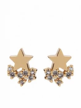 Mint Velvet Gold Star Cluster Earrings