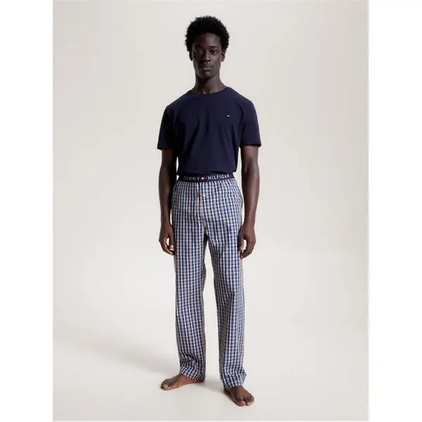 Tommy Hilfiger Woven Pant Print - Blue S