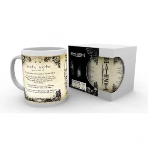 Death Note Rules Mug