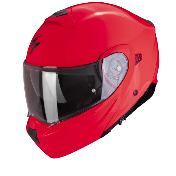 Scorpion Exo-930 Evo Solid Red Fluo Modular Helmet S