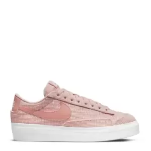 Nike Blazer Low Platform Womens Shoes - Pink