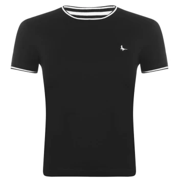 Jack Wills Rowacress Ringer T Shirt - Black