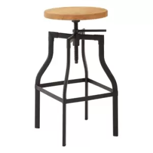 New Foundry Bar Stool Ash Veneer Seat