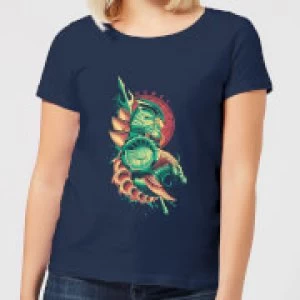 Aquaman Xebel Womens T-Shirt - Navy - S