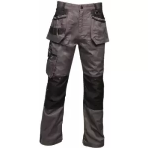 Regatta Mens Incursion Work Trousers (40S) (Iron/Black) - Iron/Black