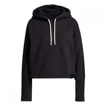 adidas Sportswear Studio Lounge Fleece Hoodie Wome - Black