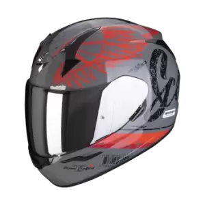 Scorpion Exo-390 Ighost Cement Grey-Red XL