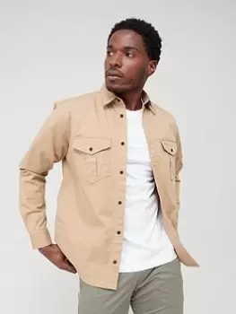 Hugo Enio Overshirt - Dark Beige