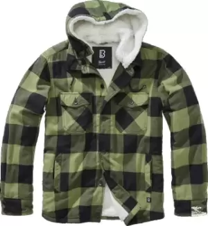 Brandit Lumber Jacket, black-green Size M black-green, Size M