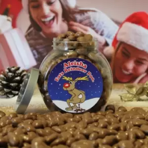 Personalised Reindeer Poo Jar