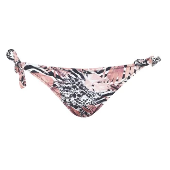 Biba Tie Side Bikini Briefs - Zebra Tropics