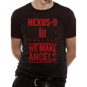 Blade Runner 2049 - Angels Mens Small T-Shirt - Black