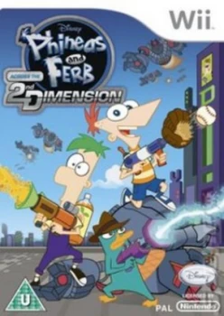 Phineas and Ferb Across the 2nd Dimension Nintendo Wii Game