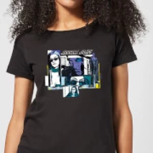 Marvel Knights Jessica Jones Comic Panels Womens T-Shirt - Black - 3XL - Black