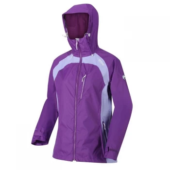 Regatta Womens Highton Stretch II Waterproof & Breathable - PlumJam/Lilc