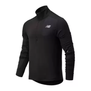 New Balance Impact Run Zip Top Mens - Black