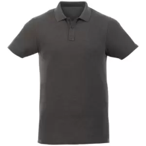 Elevate Liberty Mens Short Sleeve Polo Shirt (XXXL) (Heather Charcoal)