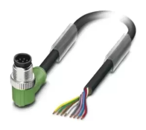 Phoenix Contact M12 8-Pin Cable Assembly, 5m Cable