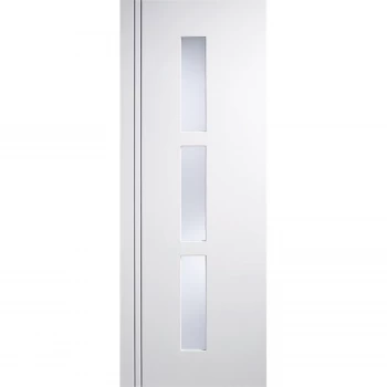 Sierra Blanco Internal Glazed Prefinished White 3 Lite Door - 762 x 1981mm