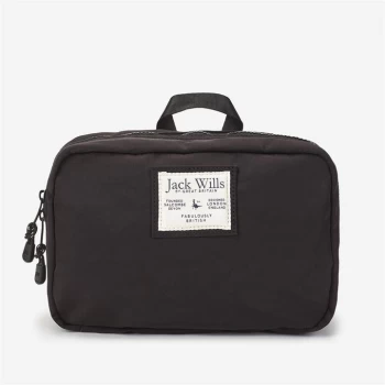 Jack Wills Middleton Wash Bag - Black