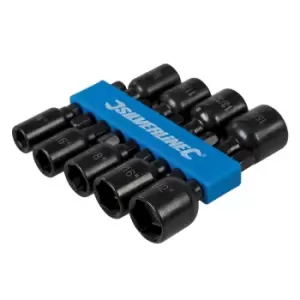 Silverline Magnetic Nut Driver Set 9pce ¼- ½| 793154