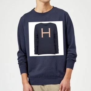 Harry Potter Initial True Knit Sweater Sweatshirt - Navy - 3XL