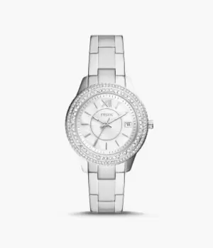 Fossil Women Stella Three-Hand Date Stainless Steel Watch