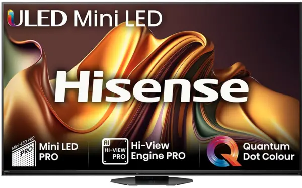 Hisense 65" 65U8NQTUK Smart 4K Ultra HD Mini LED TV